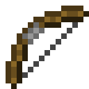 Minecraft Bow item icon (latest, transparent PNG)