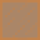Minecraft Orange Stained Glass Pane item icon (latest, transparent PNG)