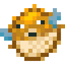 Minecraft Pufferfish item icon (latest, transparent PNG)