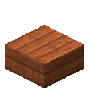 Minecraft Acacia Slab item icon (latest, transparent PNG)