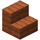 Minecraft Acacia Stairs item icon (latest, transparent PNG)