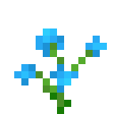 Minecraft Blue Orchid item icon (latest, transparent PNG)