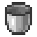 Minecraft Bucket item icon (latest, transparent PNG)
