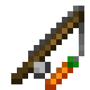 Minecraft Carrot On A Stick item icon (latest, transparent PNG)