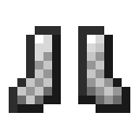 Minecraft Chainmail Boots item icon (latest, transparent PNG)
