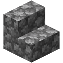 Minecraft Cobblestone Stairs item icon (latest, transparent PNG)