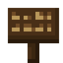 Minecraft Dark Oak Sign item icon (latest, transparent PNG)