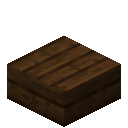 Minecraft Dark Oak Slab item icon (latest, transparent PNG)