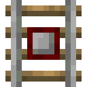Minecraft Detector Rail item icon (latest, transparent PNG)