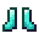 Minecraft Diamond Boots item icon (latest, transparent PNG)