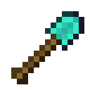 Minecraft Diamond Shovel item icon (latest, transparent PNG)