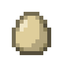Minecraft Egg item icon (latest, transparent PNG)
