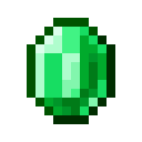 Minecraft Emerald item icon (latest, transparent PNG)