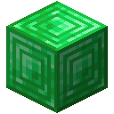 Minecraft Emerald Block item icon (latest, transparent PNG)