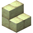 Minecraft End Stone Brick Stairs item icon (latest, transparent PNG)