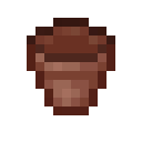 Minecraft Flower Pot item icon (latest, transparent PNG)