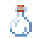 Minecraft Glass Bottle item icon (latest, transparent PNG)