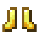 Minecraft Golden Boots item icon (latest, transparent PNG)