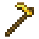 Minecraft Golden Hoe item icon (latest, transparent PNG)
