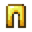 Minecraft Golden Leggings item icon (latest, transparent PNG)