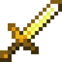Minecraft Golden Sword item icon (latest, transparent PNG)