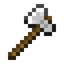 Minecraft Iron Axe item icon (latest, transparent PNG)