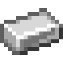 Minecraft Iron Ingot item icon (latest, transparent PNG)