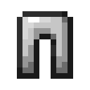 Minecraft Iron Leggings item icon (latest, transparent PNG)