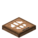 Minecraft Jungle Trapdoor item icon (latest, transparent PNG)