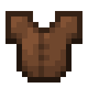 Minecraft Leather Chestplate item icon (latest, transparent PNG)
