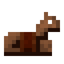 Minecraft Leather Horse Armor item icon (latest, transparent PNG)