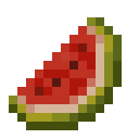 Minecraft Melon Slice item icon (latest, transparent PNG)