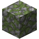 Minecraft Mossy Cobblestone item icon (latest, transparent PNG)