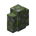 Minecraft Mossy Cobblestone Wall item icon (latest, transparent PNG)
