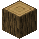 Minecraft Oak Log item icon (latest, transparent PNG)