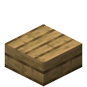 Minecraft Oak Slab item icon (latest, transparent PNG)