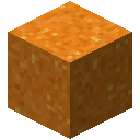Minecraft Orange Concrete Powder item icon (latest, transparent PNG)