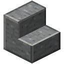 Minecraft Polished Andesite Stairs item icon (latest, transparent PNG)