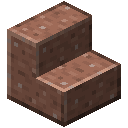Minecraft Polished Granite Stairs item icon (latest, transparent PNG)