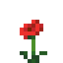 Minecraft Poppy item icon (latest, transparent PNG)
