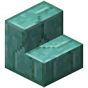 Minecraft Prismarine Brick Stairs item icon (latest, transparent PNG)