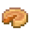 Minecraft Pumpkin Pie item icon (latest, transparent PNG)