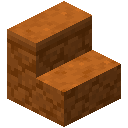 Minecraft Red Sandstone Stairs item icon (latest, transparent PNG)