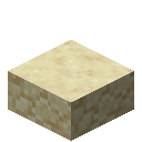 Minecraft Sandstone Slab item icon (latest, transparent PNG)