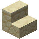 Minecraft Sandstone Stairs item icon (latest, transparent PNG)