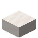 Minecraft Smooth Quartz Slab item icon (latest, transparent PNG)