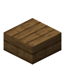 Minecraft Spruce Slab item icon (latest, transparent PNG)