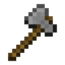 Minecraft Stone Axe item icon (latest, transparent PNG)