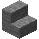 Minecraft Stone Stairs item icon (latest, transparent PNG)