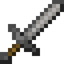 Minecraft Stone Sword item icon (latest, transparent PNG)